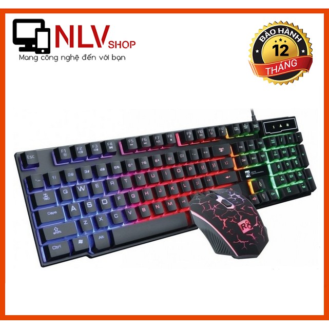 [Freeship] Combo Bàn phím giả cơ và Chuột chuyên game R8 1910 Led 7 màu có dây BH 12 Tháng | BigBuy360 - bigbuy360.vn