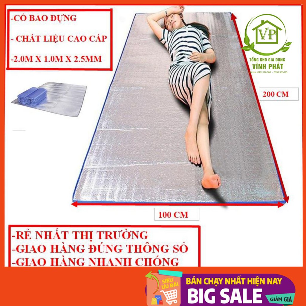 ❌CÓ TÚI ĐỰNG❌ Chiếu ngủ trưa cá nhân văn phòng 100cm X 200cm, dày 2.5mm cao cấp loại 1