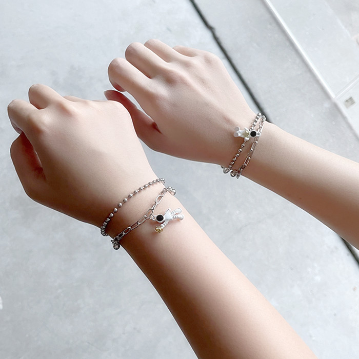 [Mã FAMAYFA giảm 10K đơn 50K] Astronaut Multi-layer Couple Bracelet Spaceman Stars Friendship Student Bracelet | BigBuy360 - bigbuy360.vn