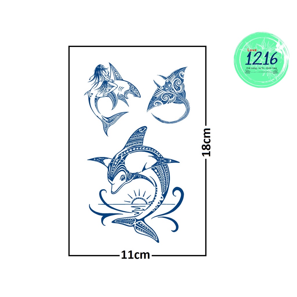 Hình Xăm Kéo Dài Đến 15 Ngày; Dán Chống Nước, Tạm Thời Mới