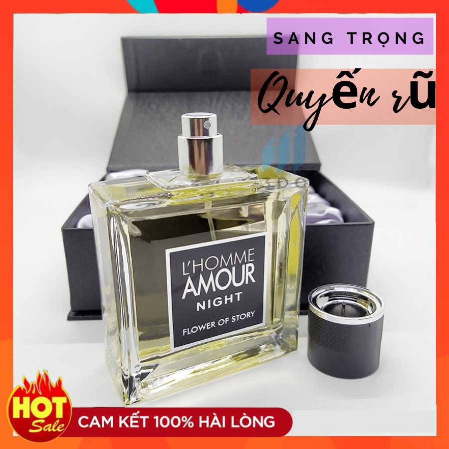 DecorZ Nước Hoa Nam L' HOMME ❤️FREESHIP❤️ 100ml Hương Thơm Quyến Rũ Lưu Hương 12h