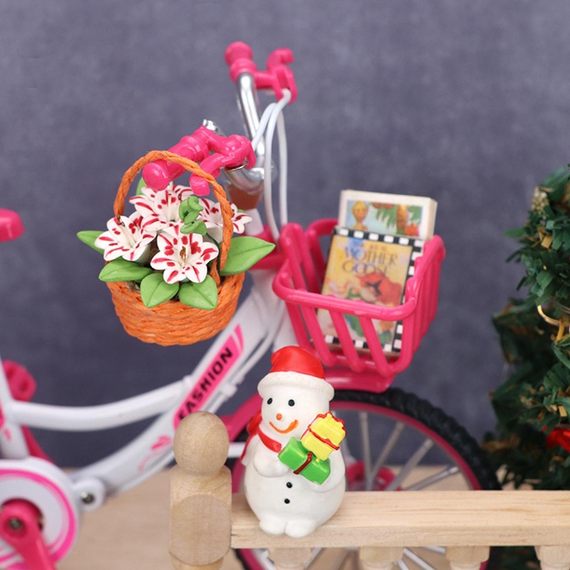 Chậu Hoa Resin Mini Trang Trí Tiểu Cảnh Cho Nhà Búp Bê