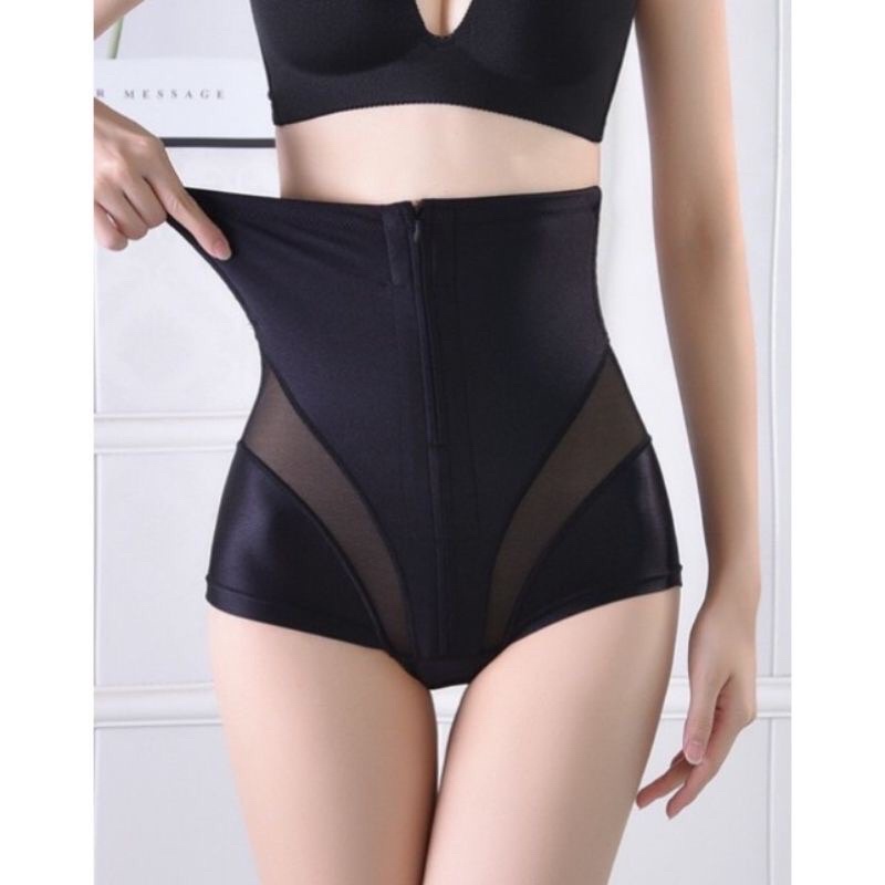 (8815) quần gen bụng  định hình có móc cài và dây kéo