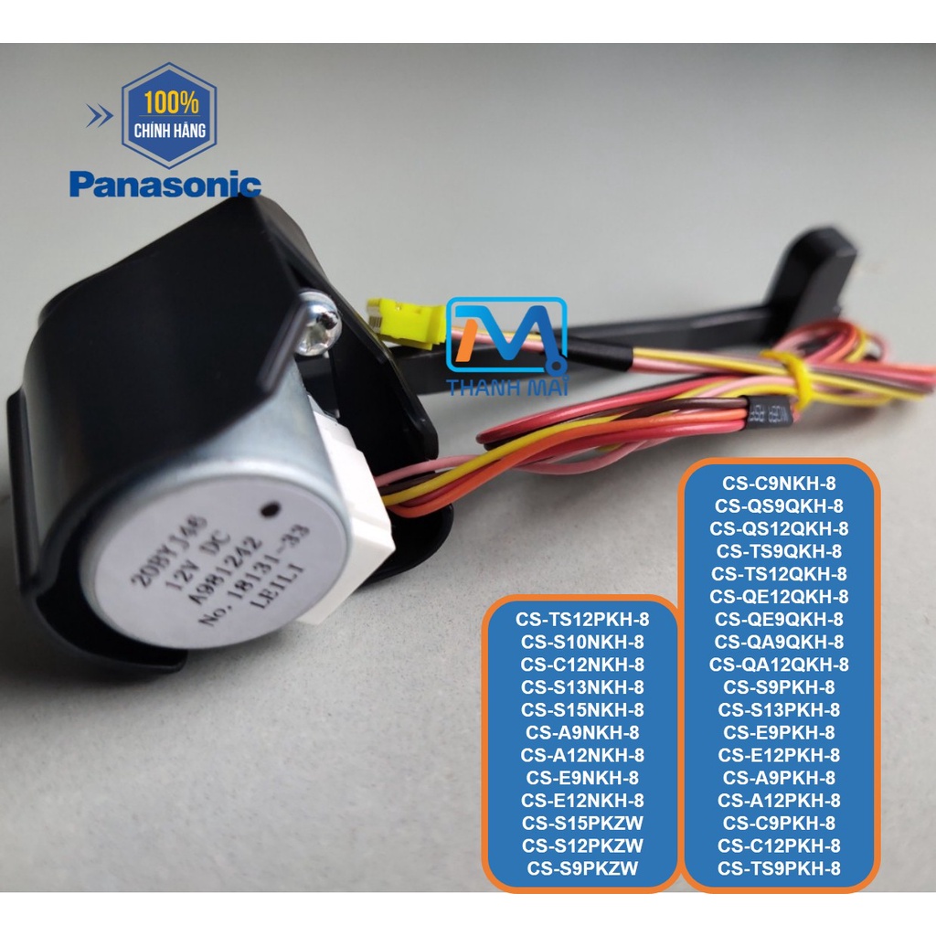 [Mã ELHA22 giảm 5% đơn 300K] motor đảo gió máy lạnh Panasonic model CS-C9NKH-8