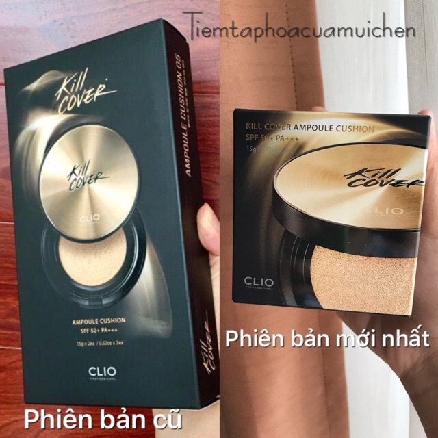 [Phiên Bản Nội Địa Hàn] Phấn Nước “Căng Bóng” CLIO Kill COVER AMPOULE CUSHION SPF 50+ PA+++ | BigBuy360 - bigbuy360.vn