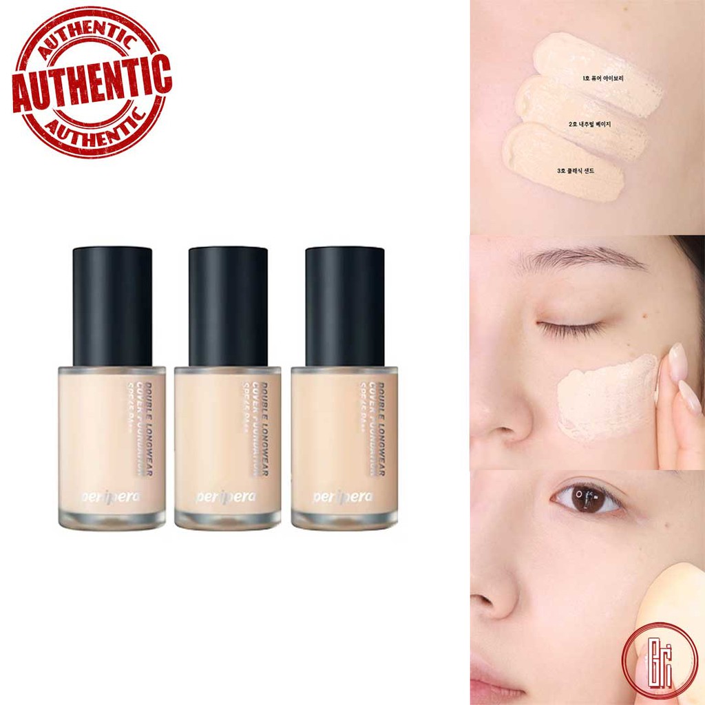 Kem Nền PERIPERA Double Longwear Cover Foundation