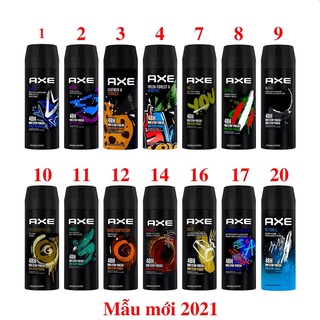 Bộ 3 Xịt Khử Mùi Toàn Thân Cho Nam AXE Body Spray - 150ml x 3 ( MÙI NGẪU NHIÊN)