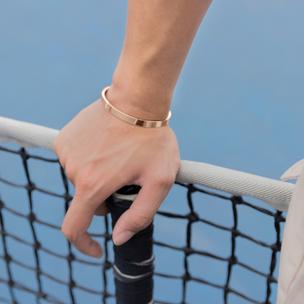 Vòng tay nam CURN0N Jackie Cuff - phụ kiện đeo tay thời trang, cá tính - thiết kế basic bản to, thép 316L không gỉ.