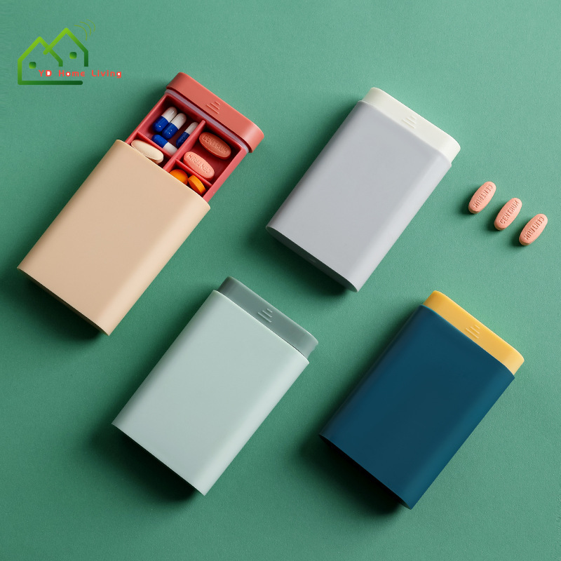 Hộp đựng thuốc uống hàng tuần mini tiện lợi cho du lịch
