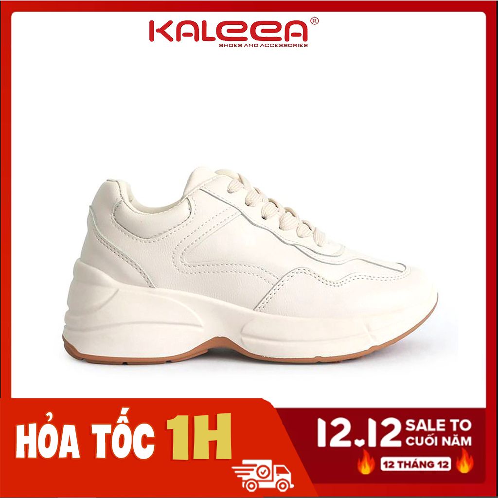 Giày Thể Thao Nữ KALEEA T10 Sneaker Độn Đế 5p Thời Trang