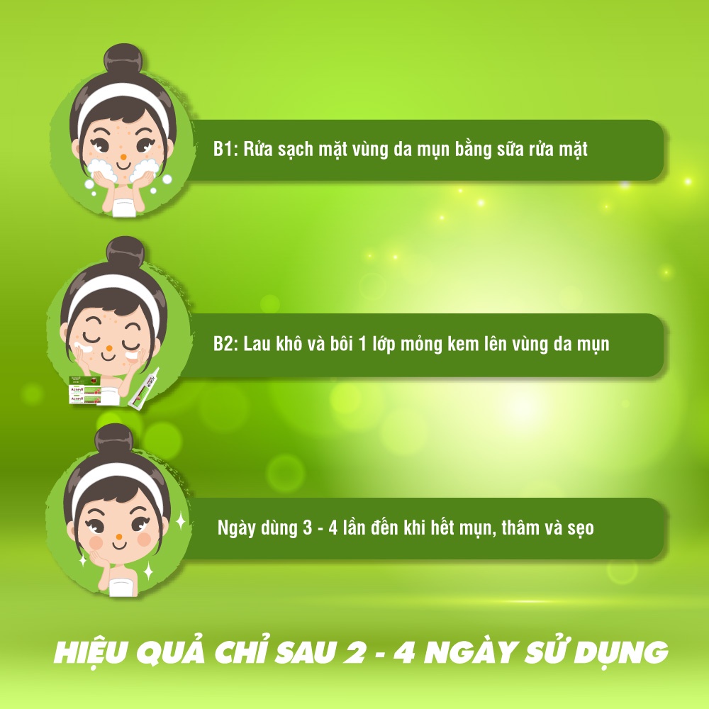 Combo Sữa Rửa Mặt Và Kem Hỗ Trợ Ngừa Mụn Bọc Mụn Sưng Acnevir Santafa Tuýp 100g và 15g