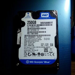 Ổ cứng laptop 250gb tháo máy