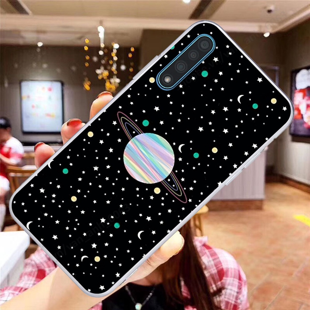 Ốp Vsmart Live hình bầu trời, phi hành gia đẹp, ốp lưng điện thoại vsmart viền dẻo cao cấp