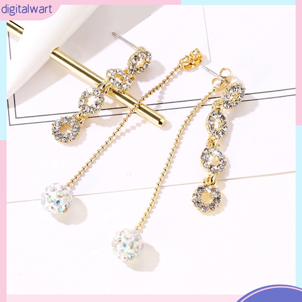 Hoa tai tua dài đính đá thời trang cho nữ