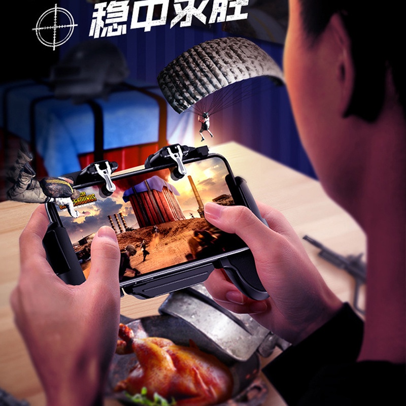 Tay Cầm Chơi Game PUBG Không Dây Có Quạt Dành Cho Điện Thoại Di Động ☆Spdivine
