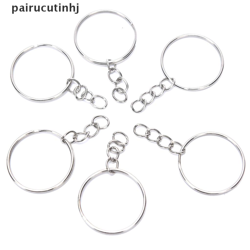 Set 150 Vòng Móc Chìa Khóa Có Đinh Ốc Vặn DIY Tiện Dụng