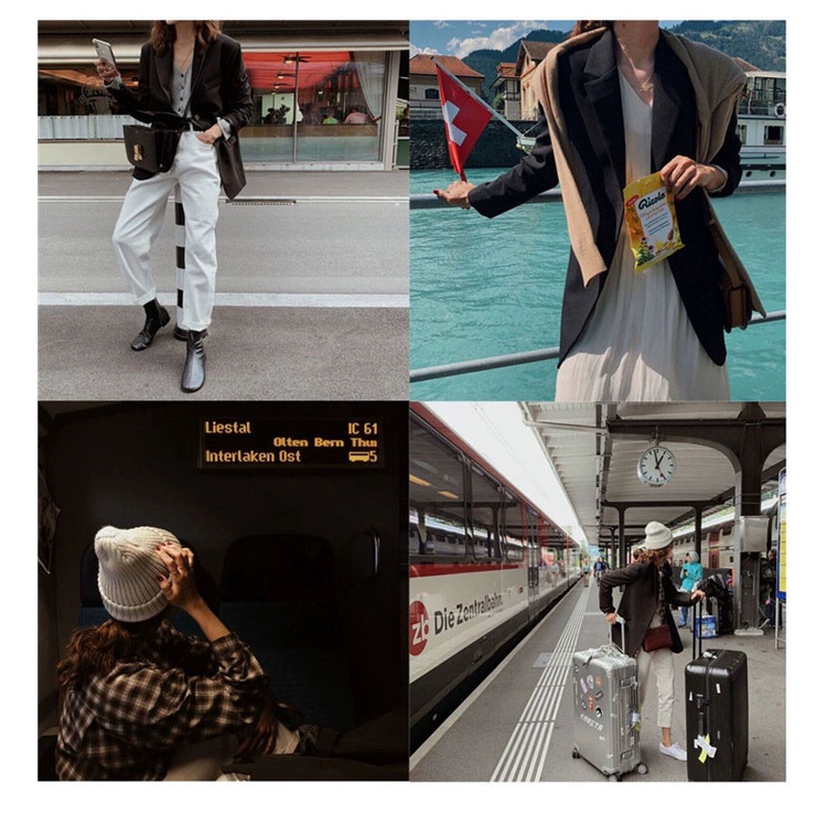 Áo khoác vest đơn giản mùa xuân và mùa thu  cho nữ