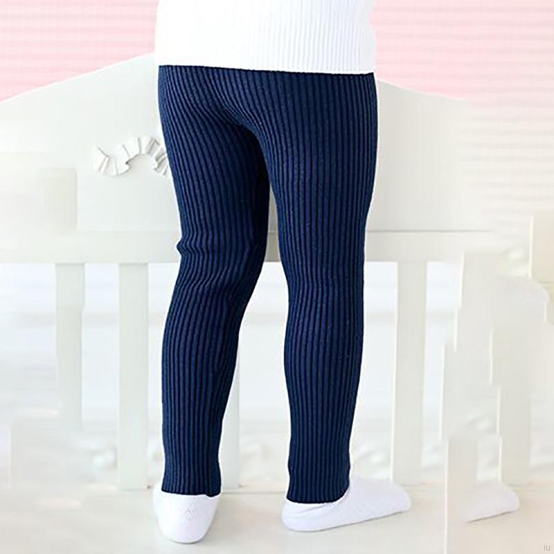 Quần legging màu trơn kiểu dáng đơn giản thời trang cho bé gái