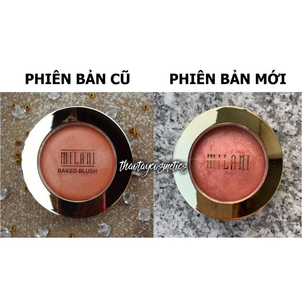 Phấn má hồng Milani Luminoso 05 màu cam san hô cam đào