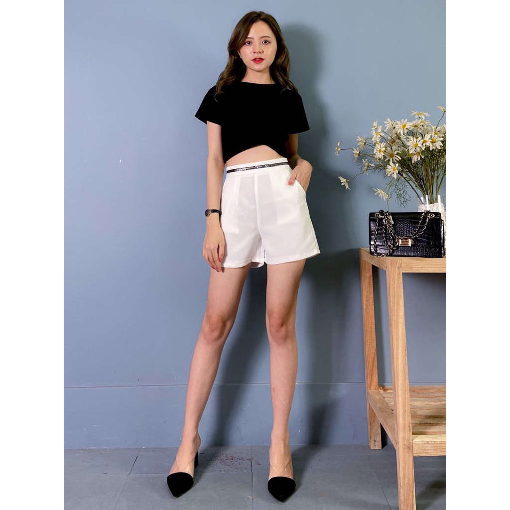 [FREESHIP] Quần sooc vải viền nhũ hot hit