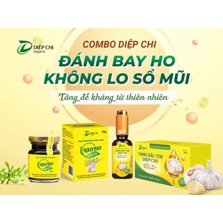 (PHÂN PHỐI CHÍNH THỨC) COMBO KEO HO VÀ DẦU TỎI DIỆP CHI GOLD+