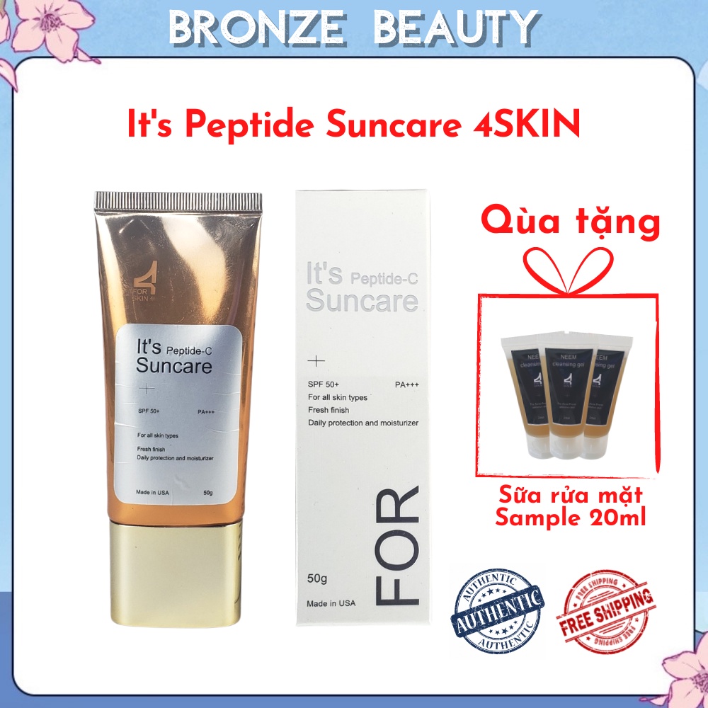 Kem chống nắng It’s Peptide-C Suncare SPF 50 4Skin chống nắng, dưỡng da và chống lão hoá