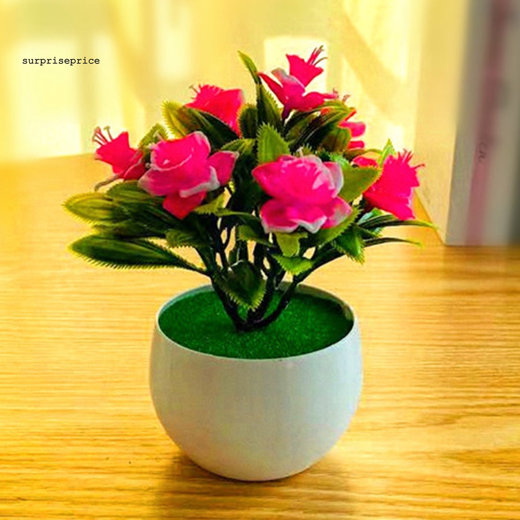 Chậu cây giả bằng nhựa trang trí nhà cửa