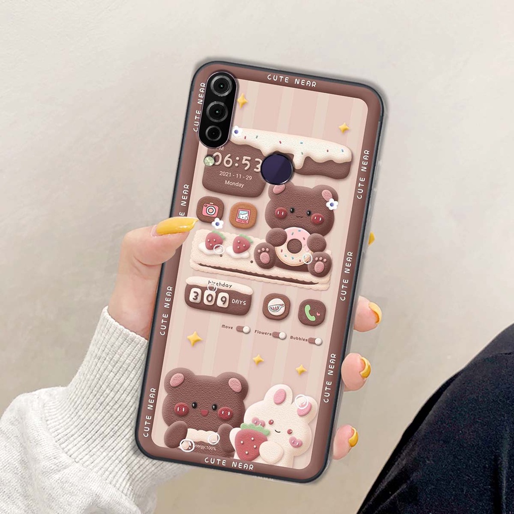 Ốp lưng Vsmart Joy 3 / Joy 3 Plus / Joy 3+ in hình gấu cute,bò sữa 3D cute dễ thương bảo vệ điện thoại