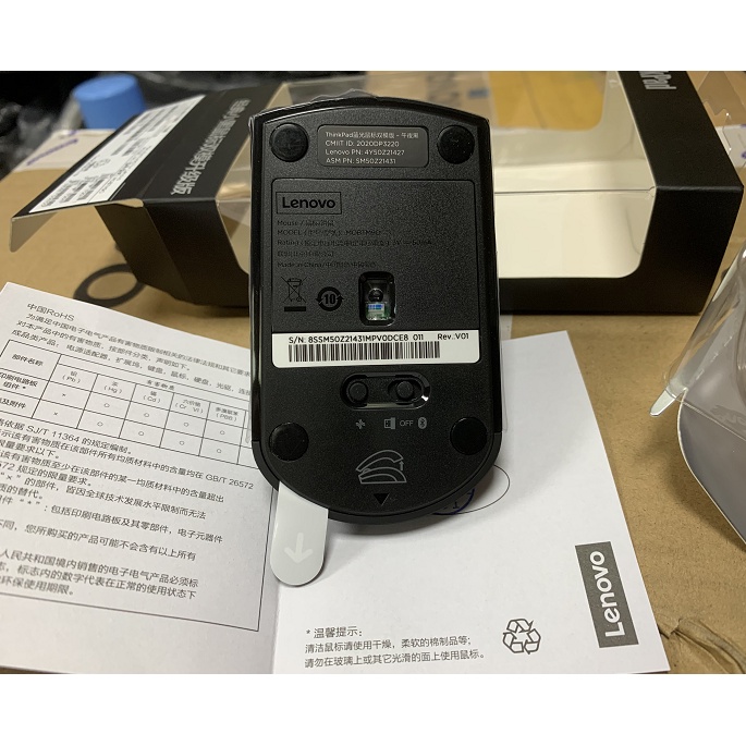 Chuột không dây Lenovo ThinkPad Bluetooth & USB Laser Mouse Upgrade Version of MOBTM9O ThinkPlus Bluetooth 3.0