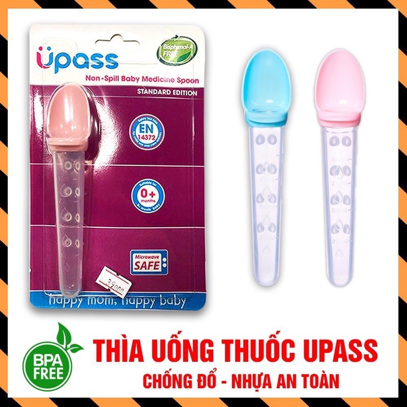 Thìa Uống Thuốc, Uống Sữa Chống Đổ Upass