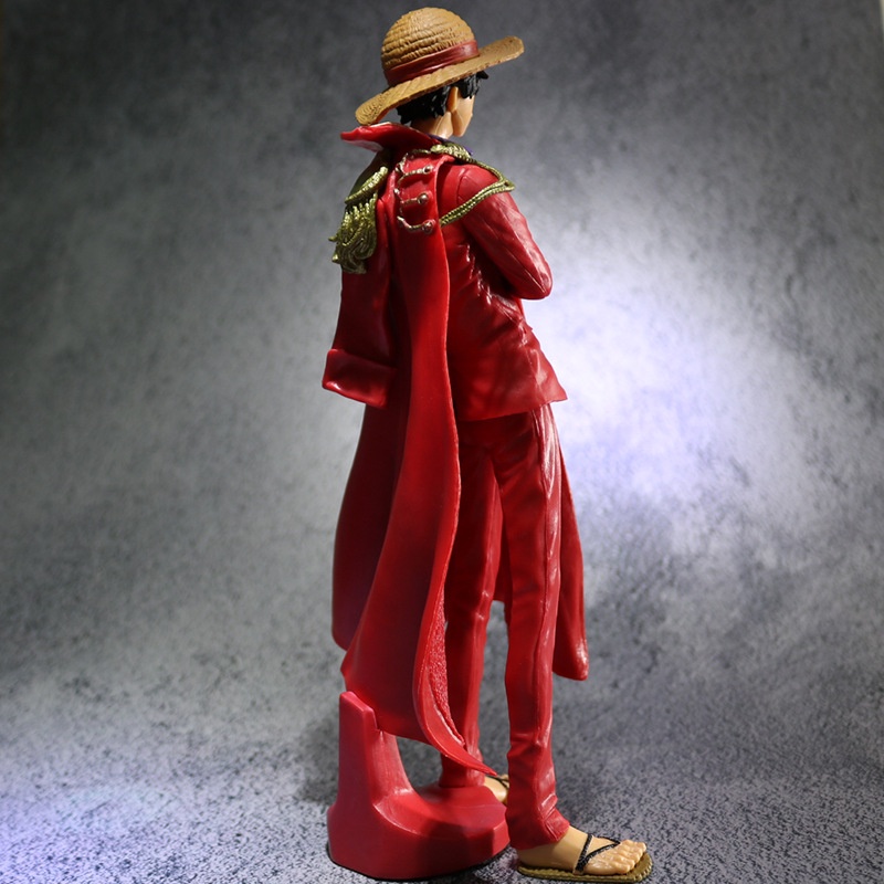 Mô Hình Nhân Vật Luffy Mặc Áo Choàng Đỏ Trong One Piece Kỷ Niệm Lần Thứ 20