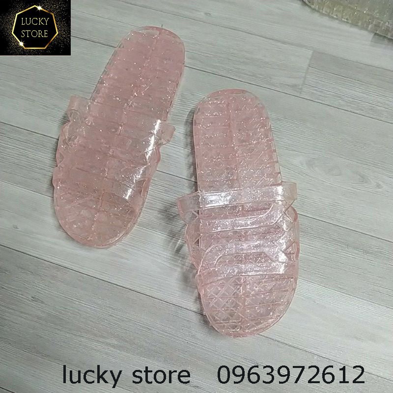 Dép Kim Tuyến Đi Trong Nhà, Dép Nhựa Kim Tuyến Nữ
