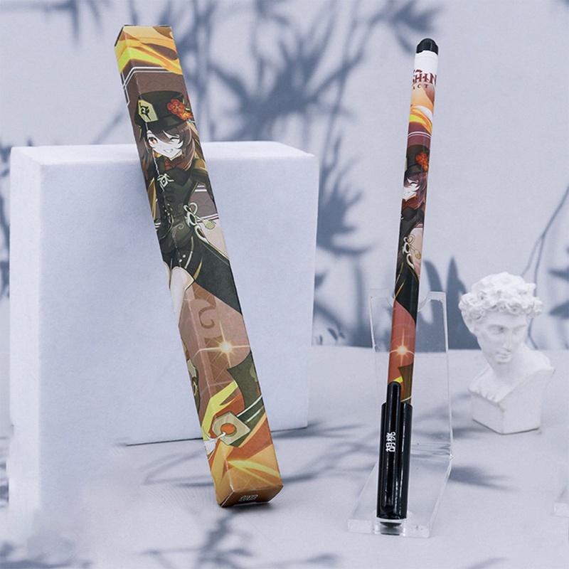 Bút Bi Mực Gel Ngòi 0.5Mm In Hình Anime Genshin Impact Tokyo Revengers