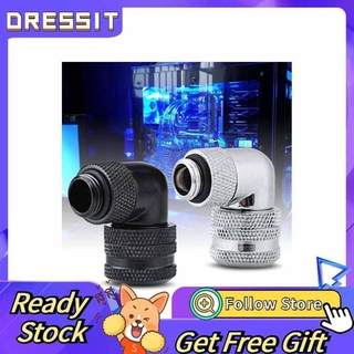 Đầu Nối Ống Nước 90 Độ G1 / 4 Cho Hệ Thống Làm Mát