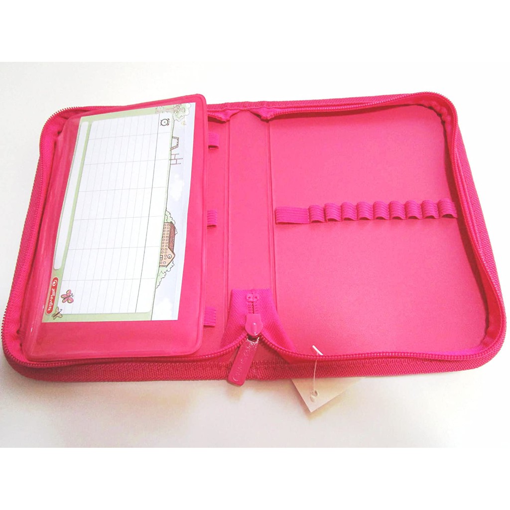 Hộp bút Herlitz có đồ cài bút, hộp giắt bút, hộp cắm bút