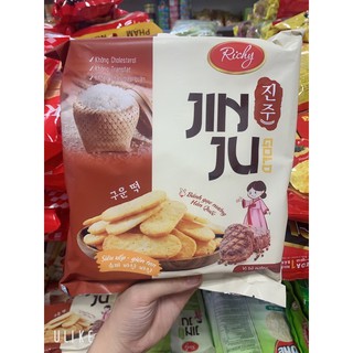 Bánh gạo jinju vị bò nướng tiêu, Cốm Sưa 160gr