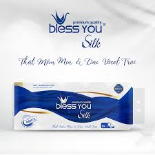 Giấy vệ sinh Bless You Silk - Không lõi