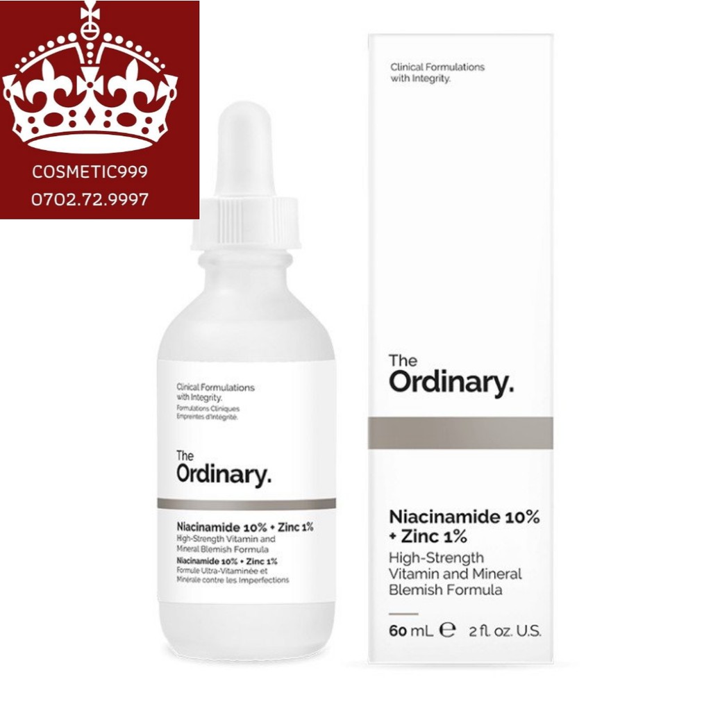 [Auth 100%] Serum The Ordinary Niacinamide 10% + Zinc 1%  -cosmetic999