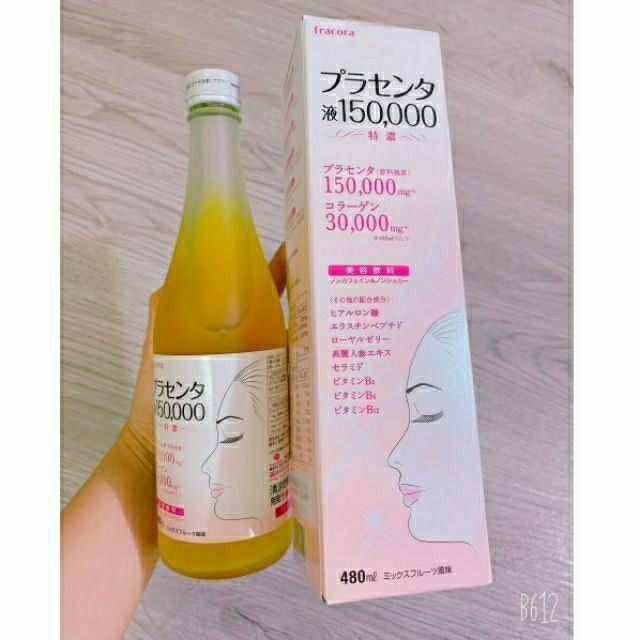 ( Hàng chuẩn AUTH, có feedback) nước thần FRACORA PLACENTA nhật bản