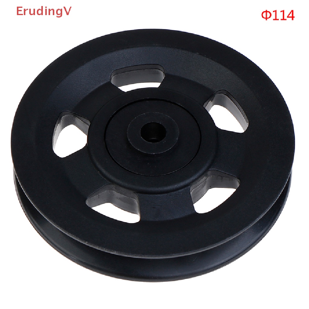 1 Bánh Xe Ròng Rọc Màu Đen 90mm 90 100 114 Chống Mòn Dùng Để Tập gym