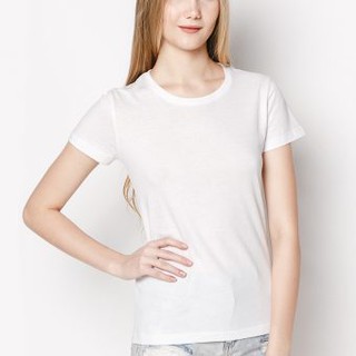 ÁO THUN TRƠN NỮ NGẮN TAY MÀU TRẮNG CHẤT VẢI COTTON THOÁNG MÁT