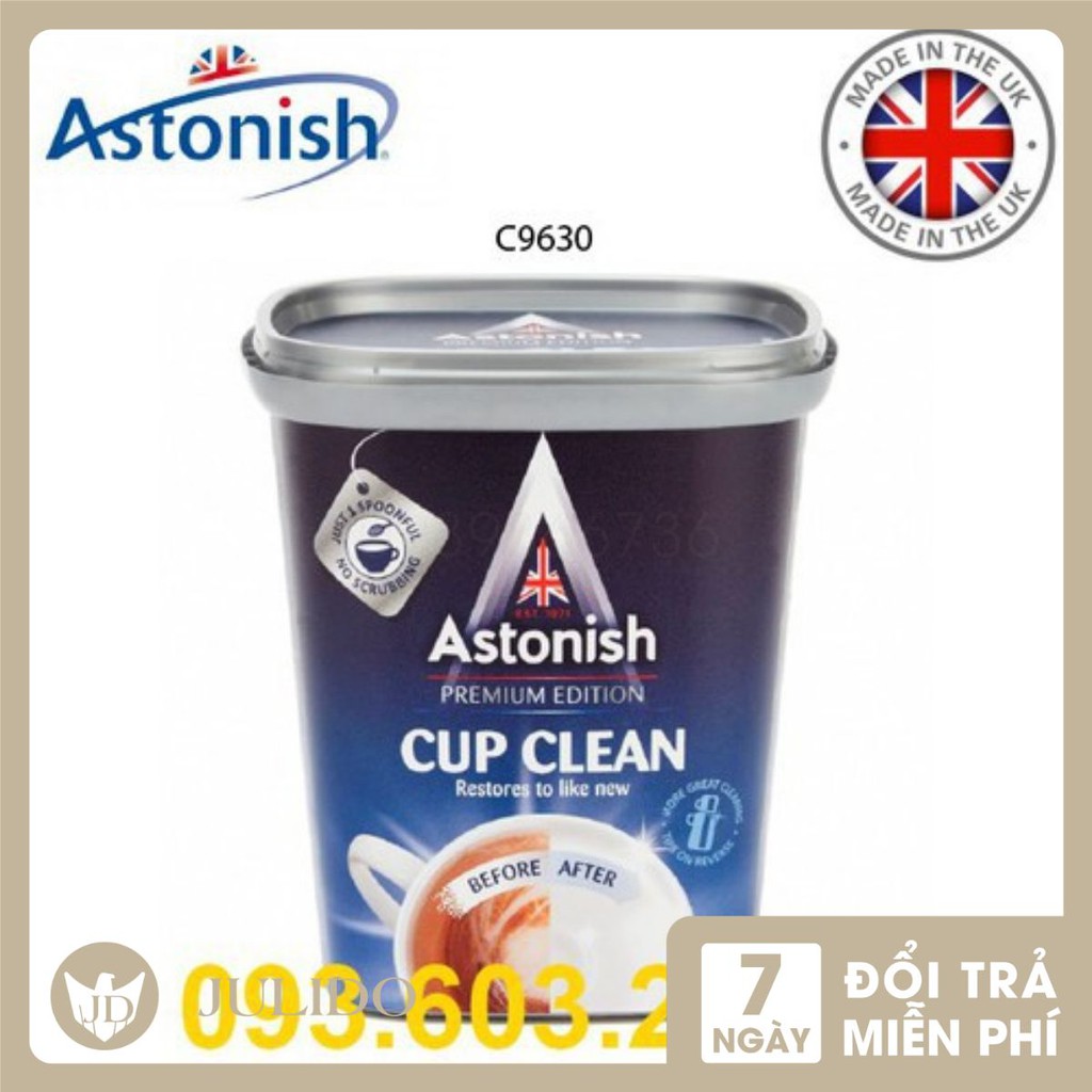 Bột Vệ Sinh Lồng Máy Giặt , Tẩy Trắng Chén Bát , Cặn Trà , Cà Phê Astonish
