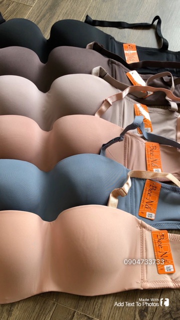 Áo Ngực áo lót nữ, áo bra Không Dây Bigsize Thái Lan có gọng, chống xệ, ôm trọn vòng một 2247