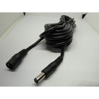Dây DC kéo dài jack 5521 (5m 0.75mm2 18AWG 10A)/ Dây nối dài DC jack 5521 hai đầu đực-cái