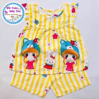 Đồ bộ tole size 3 kiểu đùi cánh tiên cho bé gái