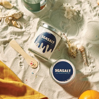 Nến Thơm Seasalt Chia.kandles Hương Muối Biển Hũ Thiếc 80g (2,82oz)