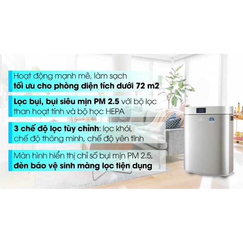 Máy lọc không khí BlueStone APB-9575 ❤TẶNG MÁY HÚT CHÂN KHÔNG BLUESTONE
