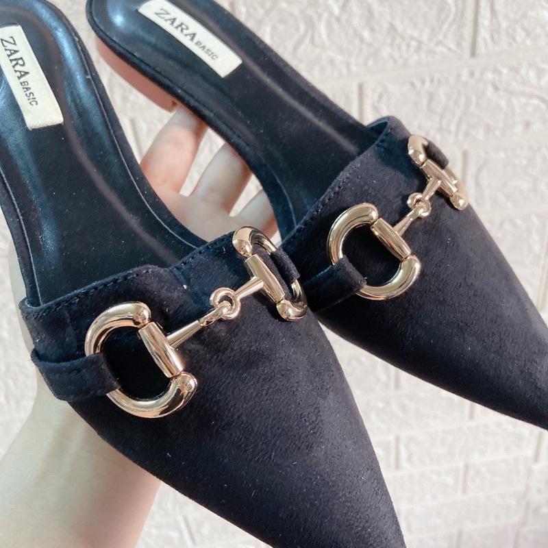 Giày nữ/ Sục nữ thời trang PUNSHOES trang trí vòng sang trọng(FREESHIP-ẢNH TỰ CHỤP)