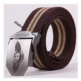 Thắt lưng nam vải dù mặt BFNT phong cách lính [cao cấp]