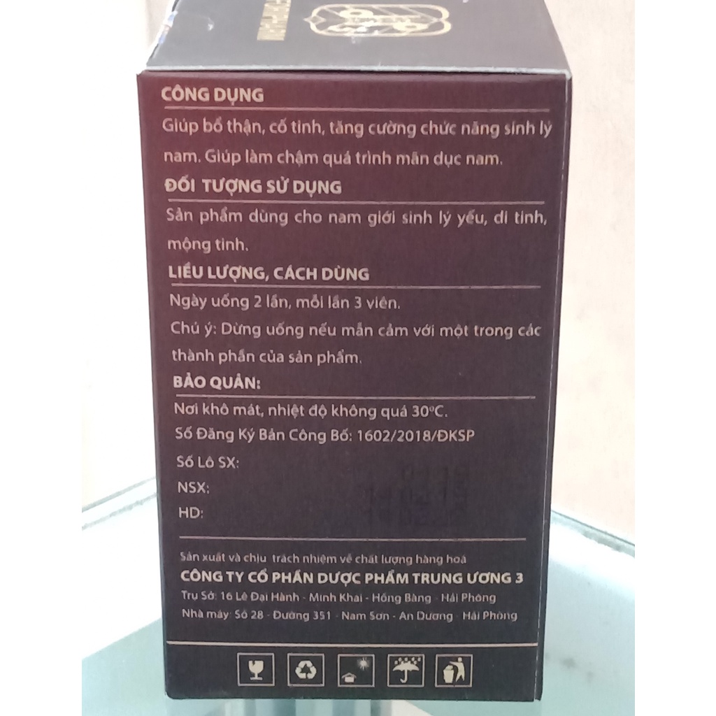 Bổ Thận TW3 Gold - Hỗ trợ bổ thận cố tinh, tăng cường sinh lý- bổ thận tráng dương
